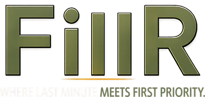 FillR — Where Last Minute Meets First Priority.
